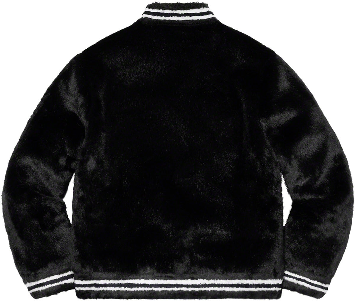 Faux Fur Varsity Jacket view 16